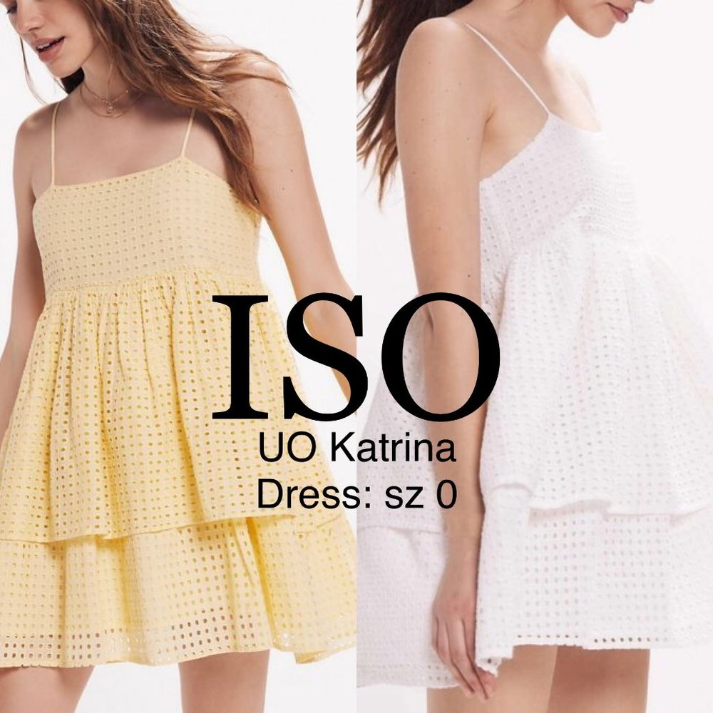 ISO Urban Outfitters Mini Eyelet Tiered Katrina Dress